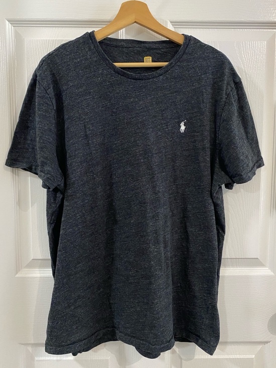 Polo Ralph Lauren Other - Polo Ralph Lauren Mens XL T-Shirt Grey Heather Cotton White Pony